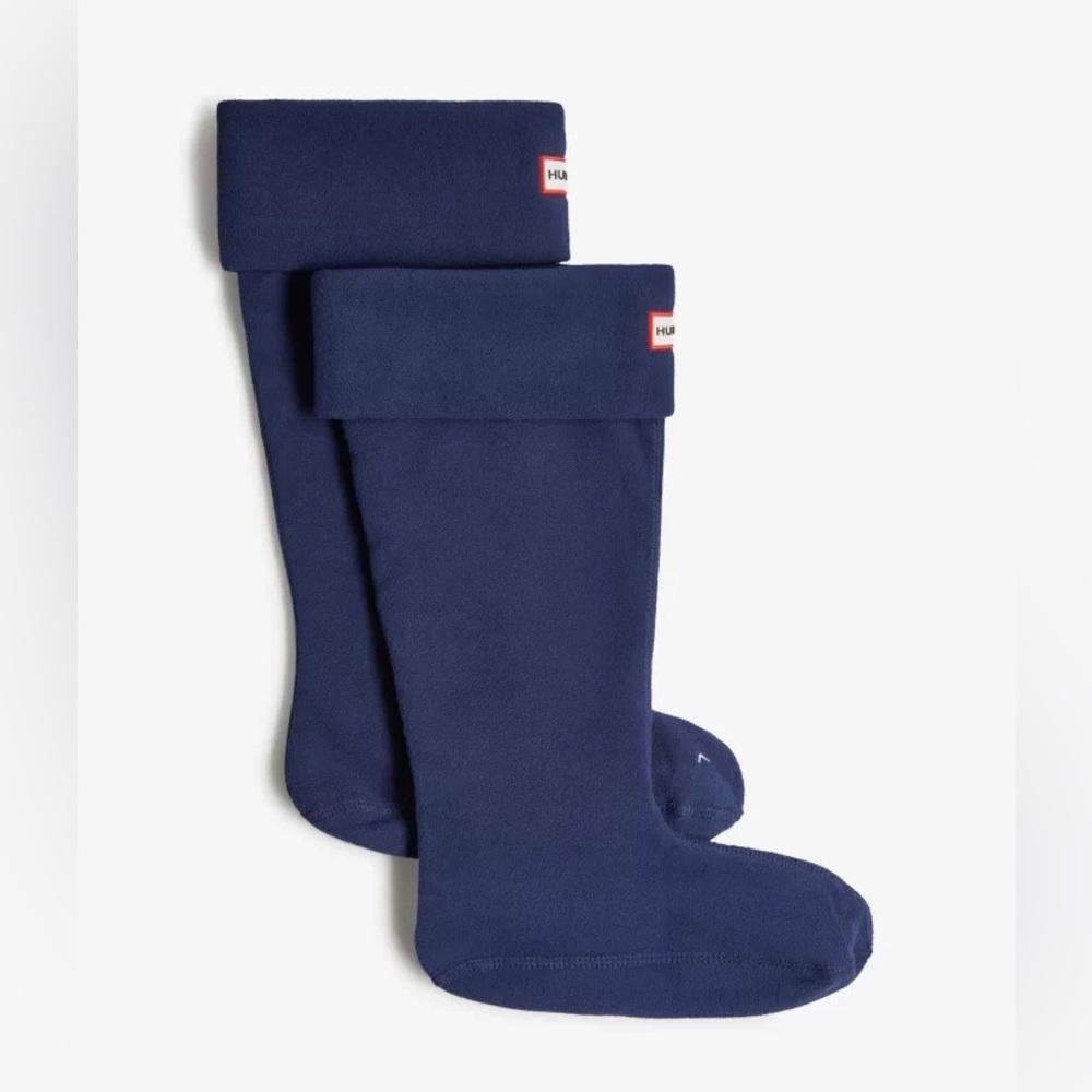 Hunter welly navy blue fleece boot liner